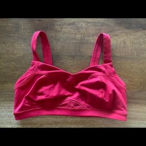 Red Lululemon Sports Bra
